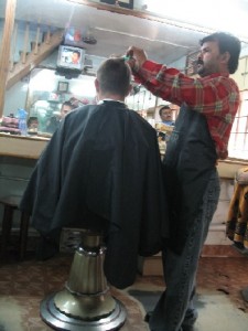 Chez le coiffeur